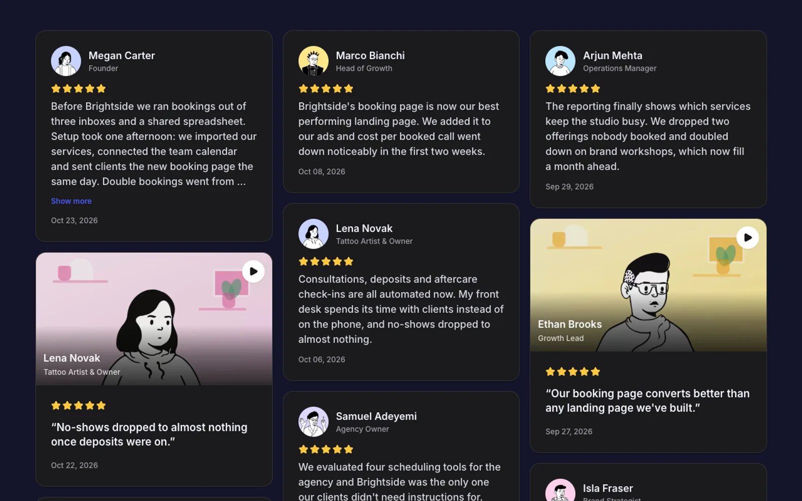 Wall of Love in the Dark theme